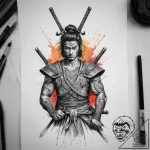 Tattoo sketch samurai katana, tattoo sketch d… – tattoo sketch (№1758155050_0, 18.09.2025 00:24) — tattoovalue.net