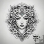 Tattoo sketch dream, artistic tattoo sketch,… – tattoo sketch (№1758156247_0, 18.09.2025 00:44) — tattoovalue.net