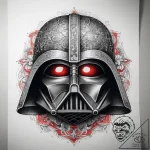 Tattoo sketch darth vader helmet, tattoo sket… – tattoo sketch (№1758156643_0, 18.09.2025 00:50) — tattoovalue.net