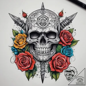 Tattoo sketch goblin dagger, tattoo line art,… – tattoo sketch (№1758161244_0, 18.09.2025 02:07) — tattoovalue.net