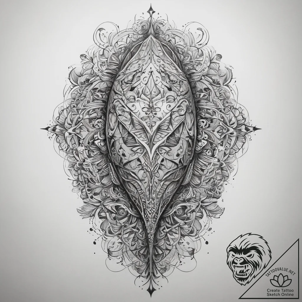 Tattoo sketch halibut, tattoo drawing outline... - tattoo sketch (№1758161447_0, 18.09.2025 02:10) — tattoovalue.net