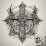 Tattoo sketch weave, ink illustration for tat… – tattoo sketch (№1758163232_0, 18.09.2025 02:40) — tattoovalue.net