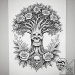 Tattoo sketch baobab tree, tattoo sketch desi… – tattoo sketch (№1758163429_0, 18.09.2025 02:43) — tattoovalue.net