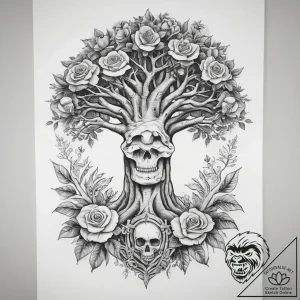 Tattoo sketch baobab tree, tattoo sketch desi… – tattoo sketch (№1758163429_0, 18.09.2025 02:43) — tattoovalue.net