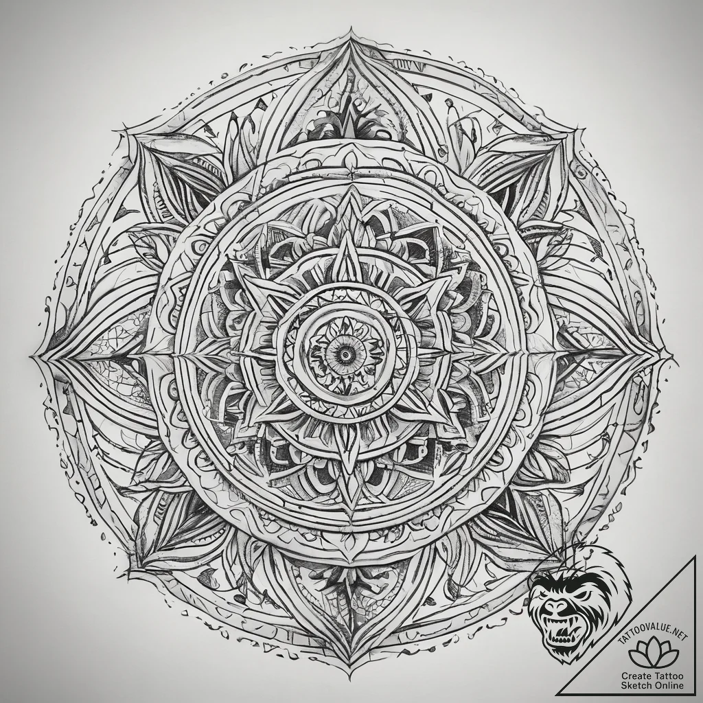 Tattoo sketch nightmare, concept art for tatt... - tattoo sketch (№1758163632_0, 18.09.2025 02:47) — tattoovalue.net