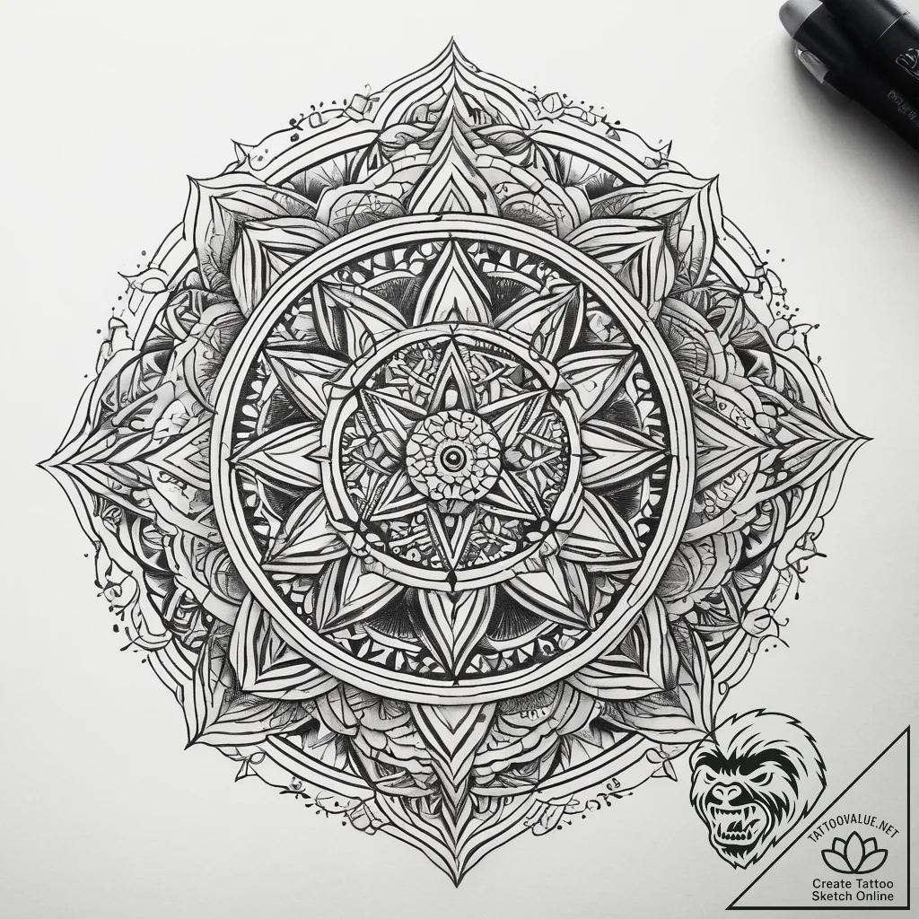 Tattoo sketch cosmic soul, tattoo flash sheet... - tattoo sketch (№1758165031_0, 18.09.2025 03:10) — tattoovalue.net