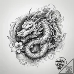 Tattoo sketch лента, ink illustration for tat… – tattoo sketch (№1758166228_0, 18.09.2025 03:30) — tattoovalue.net