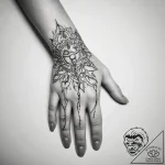 Tattoo sketch hands with a pearl, tattoo draw… – tattoo sketch (№1758170398_0, 18.09.2025 04:39) — tattoovalue.net