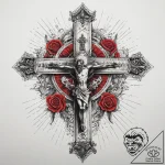 Tattoo sketch holy person, tattoo line art, d… – tattoo sketch (№1758170791_0, 18.09.2025 04:46) — tattoovalue.net