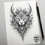 Tattoo sketch whimsical tattoo, concept art f… – tattoo sketch (№1758170986_0, 18.09.2025 04:49) — tattoovalue.net