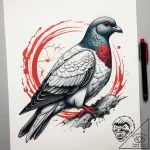 Tattoo sketch rock pigeon, artistic tattoo sk… – tattoo sketch (№1758171377_0, 18.09.2025 04:56) — tattoovalue.net