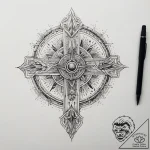 Tattoo sketch cosmic space, artistic tattoo s… – tattoo sketch (№1758175282_0, 18.09.2025 06:01) — tattoovalue.net