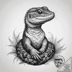 Tattoo sketch puff adder, tattoo line art, bl… – tattoo sketch (№1758176845_0, 18.09.2025 06:27) — tattoovalue.net