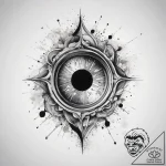 Tattoo sketch узор с черной дырой, ink illust… – tattoo sketch (№1758179227_0, 18.09.2025 07:07) — tattoovalue.net