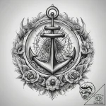 Tattoo sketch ember, ink illustration for tat… – tattoo sketch (№1758179426_0, 18.09.2025 07:10) — tattoovalue.net
