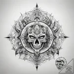 Tattoo sketch mystical ally, tattoo flash she… – tattoo sketch (№1758180064_0, 18.09.2025 07:21) — tattoovalue.net