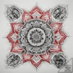Tattoo sketch ember, ink illustration for tat… – tattoo sketch (№1758187085_0, 18.09.2025 09:18) — tattoovalue.net