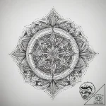 Tattoo sketch riddle, ink illustration for ta… – tattoo sketch (№1758187867_0, 18.09.2025 09:31) — tattoovalue.net