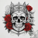 Tattoo sketch holy radiance, tattoo flash she… – tattoo sketch (№1758188062_0, 18.09.2025 09:34) — tattoovalue.net