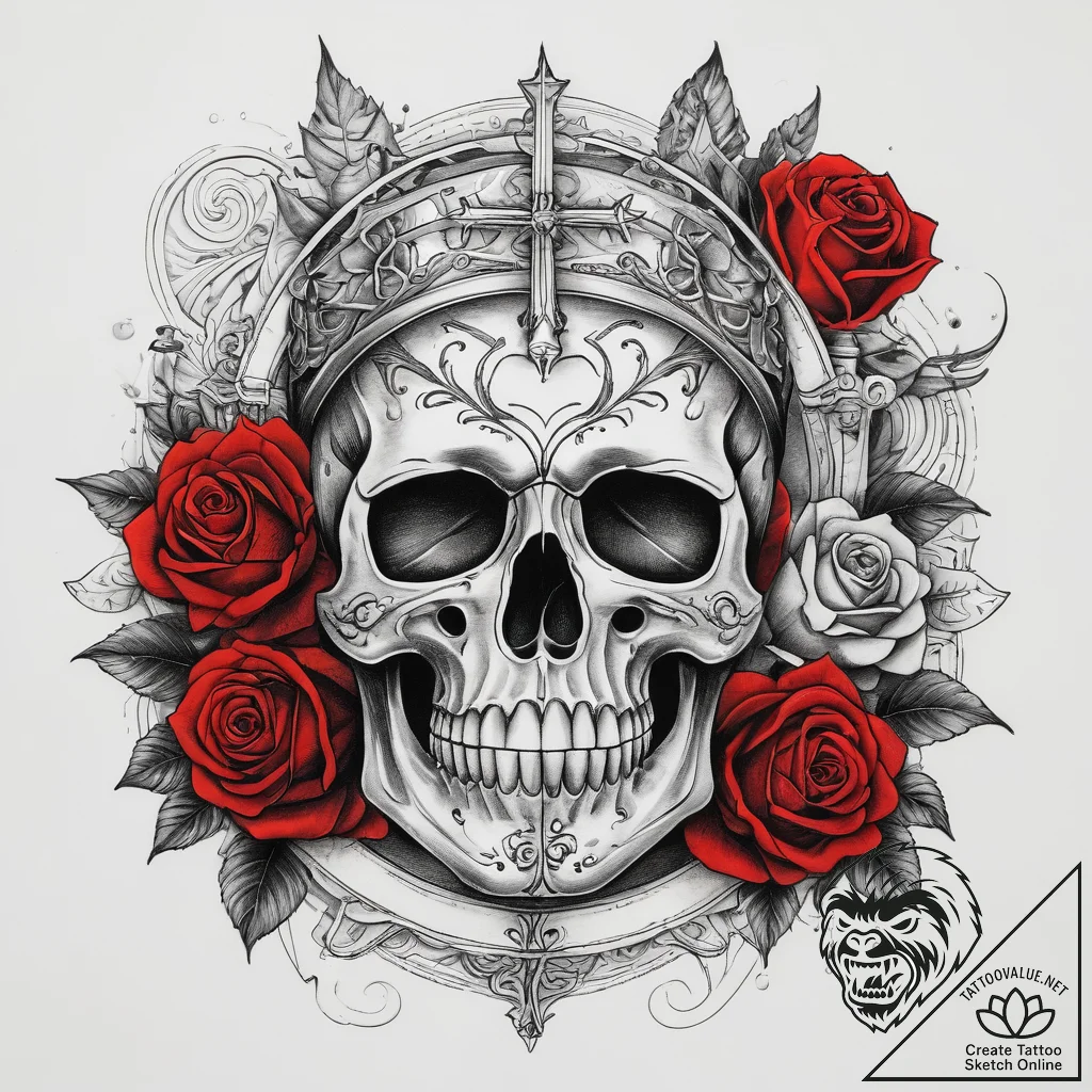 Tattoo sketch holy radiance, tattoo flash she... - tattoo sketch (№1758188062_0, 18.09.2025 09:34) — tattoovalue.net