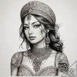 Tattoo sketch soldier with a necklace, ink il… – tattoo sketch (№1758192592_0, 18.09.2025 10:49) — tattoovalue.net