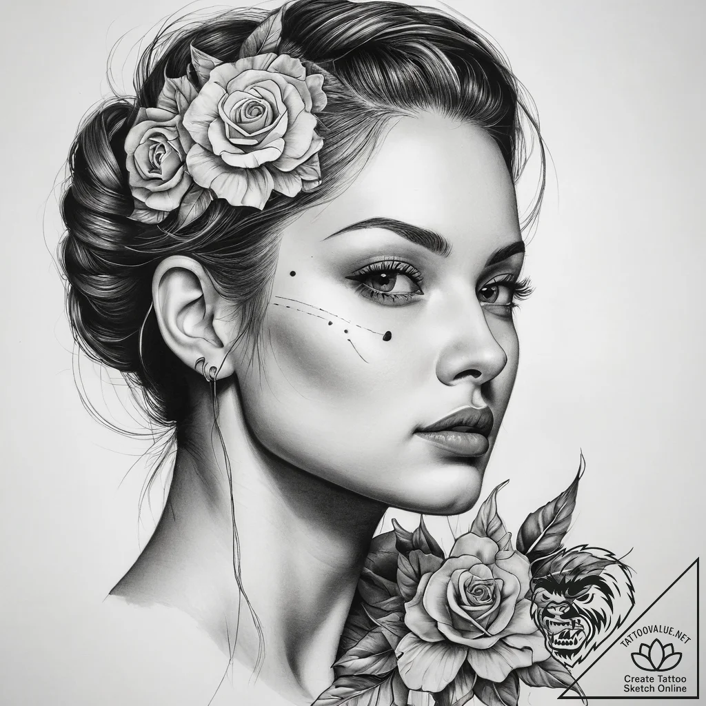 Tattoo sketch mind - tattoo sketch (№1758193188_0, 18.09.2025 10:59) — tattoovalue.net