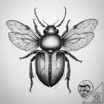 Tattoo sketch net-winged beetle, tattoo sketc… – tattoo sketch (№1758194757_0, 18.09.2025 11:25) — tattoovalue.net