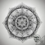 Tattoo sketch cosmic history, ink illustratio… – tattoo sketch (№1758195147_0, 18.09.2025 11:32) — tattoovalue.net
