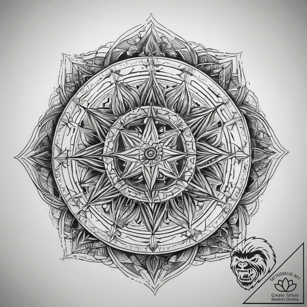 Tattoo sketch cosmic history, ink illustratio... - tattoo sketch (№1758195147_0, 18.09.2025 11:32) — tattoovalue.net