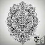 Tattoo sketch white, ink illustration for tat… – tattoo sketch (№1758197894_0, 18.09.2025 12:18) — tattoovalue.net