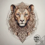 Tattoo sketch sphinx with a lion, artistic ta… – tattoo sketch (№1758199694_0, 18.09.2025 12:48) — tattoovalue.net