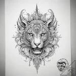 Tattoo sketch steel, ink illustration for tat… – tattoo sketch (№1758199893_0, 18.09.2025 12:51) — tattoovalue.net