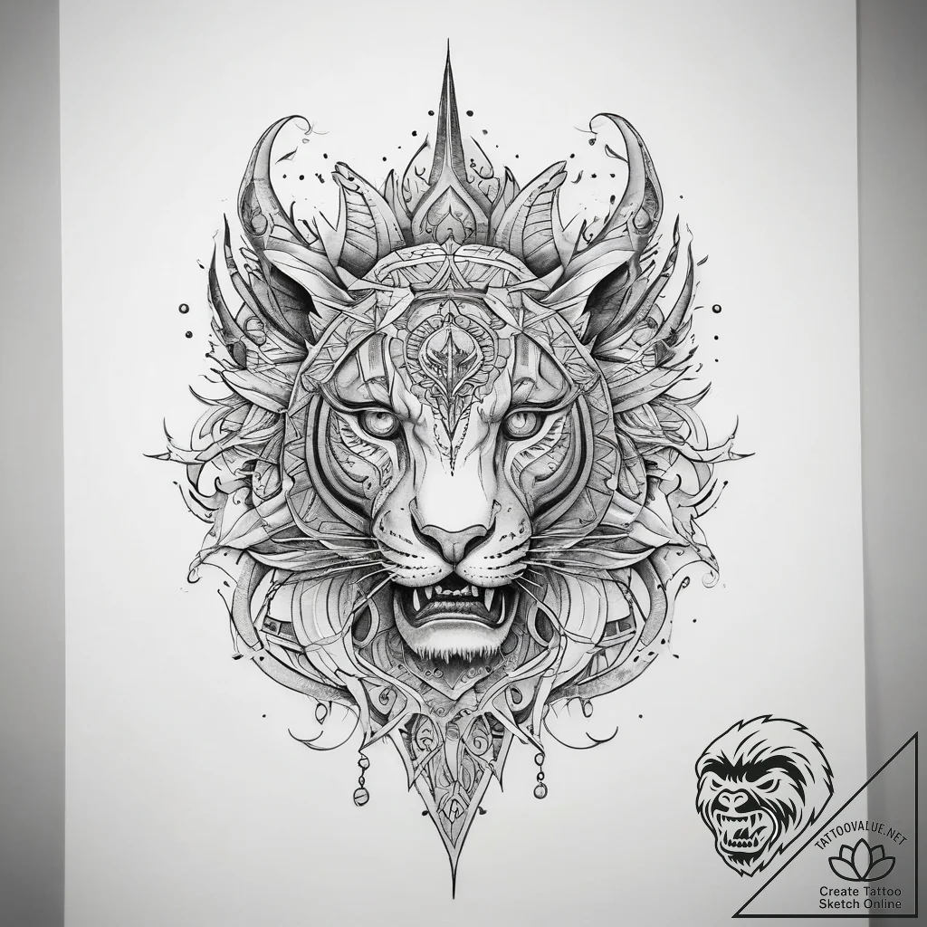Tattoo sketch steel, ink illustration for tat... - tattoo sketch (№1758199893_0, 18.09.2025 12:51) — tattoovalue.net