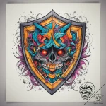 Tattoo sketch shield, artistic tattoo sketch,… – tattoo sketch (№1758200682_0, 18.09.2025 13:04) — tattoovalue.net