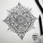 Tattoo sketch delicate tattoo – tattoo sketch (№1758201268_0, 18.09.2025 13:14) — tattoovalue.net