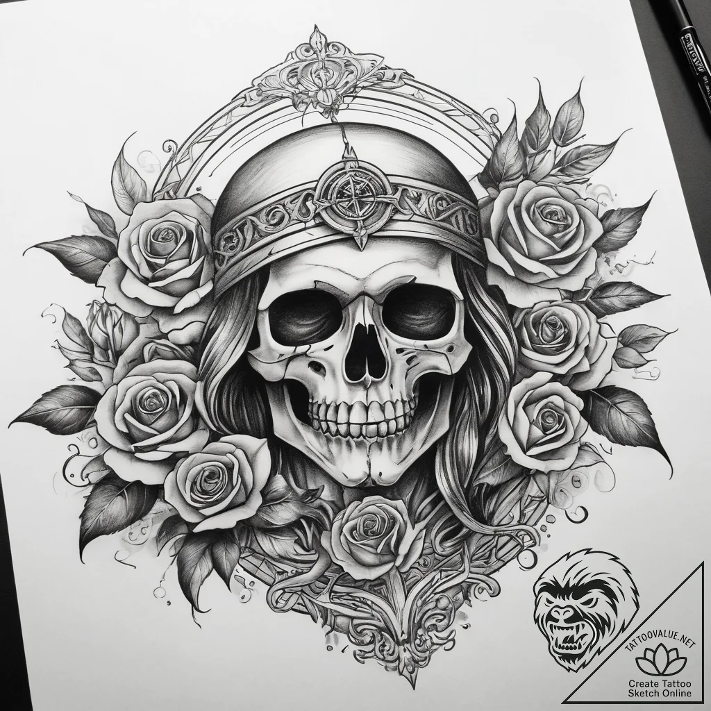 Tattoo sketch holy scene, artistic tattoo ske... - tattoo sketch (№1758201675_0, 18.09.2025 13:21) — tattoovalue.net