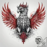 Tattoo sketch medieval griffin, tattoo flash… – tattoo sketch (№1758202517_0, 18.09.2025 13:35) — tattoovalue.net