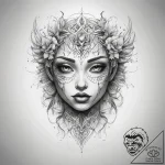 Tattoo sketch a symbolic emotion – tattoo sketch (№1758204664_0, 18.09.2025 14:11) — tattoovalue.net