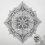 Tattoo sketch slavic embroidery pattern with… – tattoo sketch (№1758207000_0, 18.09.2025 14:50) — tattoovalue.net