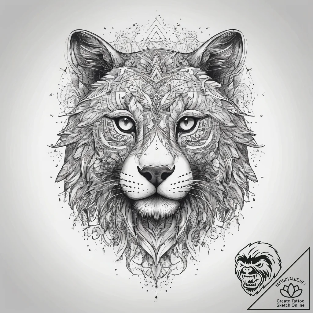 Tattoo sketch cosmic fable, ink illustration... - tattoo sketch (№1758209776_0, 18.09.2025 15:36) — tattoovalue.net