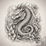 Tattoo sketch узор в виде пера, concept art f… – tattoo sketch (№1758210752_0, 18.09.2025 15:52) — tattoovalue.net