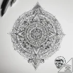 Tattoo sketch geometric location – tattoo sketch (№1758211336_0, 18.09.2025 16:02) — tattoovalue.net
