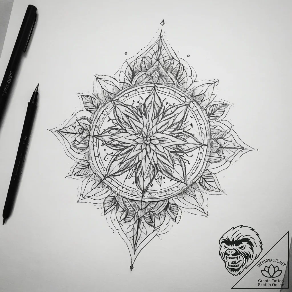 Tattoo sketch узор в виде спартанца, tattoo d... - tattoo sketch (№1758213368_0, 18.09.2025 16:36) — tattoovalue.net