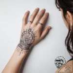 Tattoo sketch hands with a thread – tattoo sketch (№1758213586_0, 18.09.2025 16:39) — tattoovalue.net