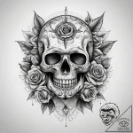 Tattoo sketch узор из точек, tattoo sketch de… – tattoo sketch (№1758213987_0, 18.09.2025 16:46) — tattoovalue.net