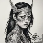 Tattoo sketch warrior tattoo, artistic tattoo… – tattoo sketch (№1758215744_0, 18.09.2025 17:15) — tattoovalue.net