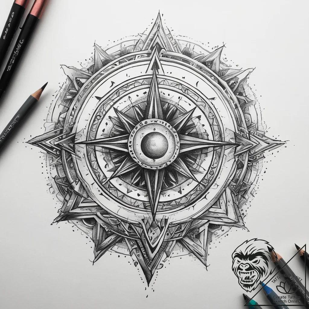 Tattoo sketch cosmic essence, tattoo line art... - tattoo sketch (№1758219265_0, 18.09.2025 18:14) — tattoovalue.net