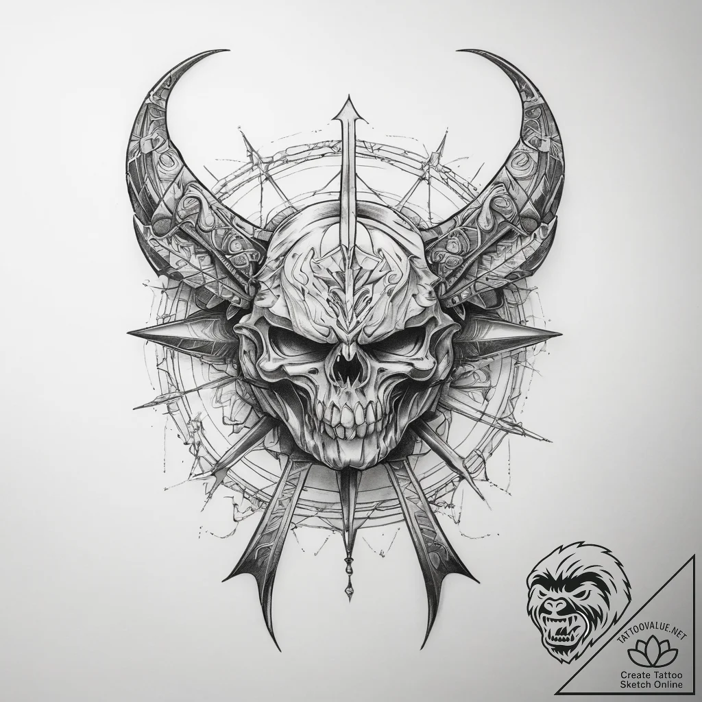 Tattoo sketch ranger bow - tattoo sketch (№1758220458_0, 18.09.2025 18:34) — tattoovalue.net