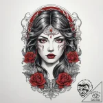 Tattoo sketch woodworking a shelf, ink illust… – tattoo sketch (№1758223606_0, 18.09.2025 19:26) — tattoovalue.net