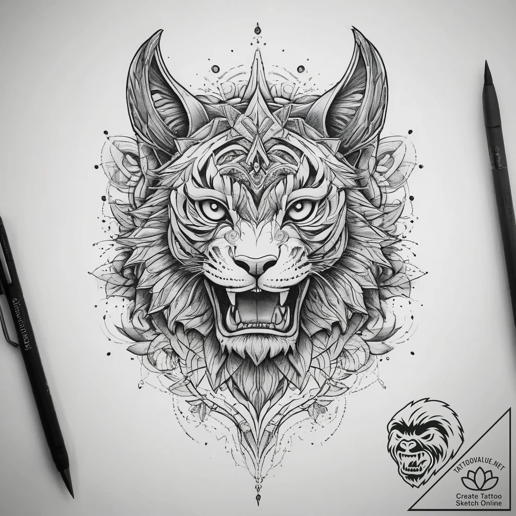Tattoo sketch knife, tattoo flash sheet desig... - tattoo sketch (№1758225599_0, 18.09.2025 19:59) — tattoovalue.net